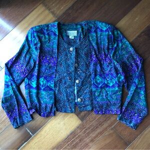 Vintage Cropped Blazer